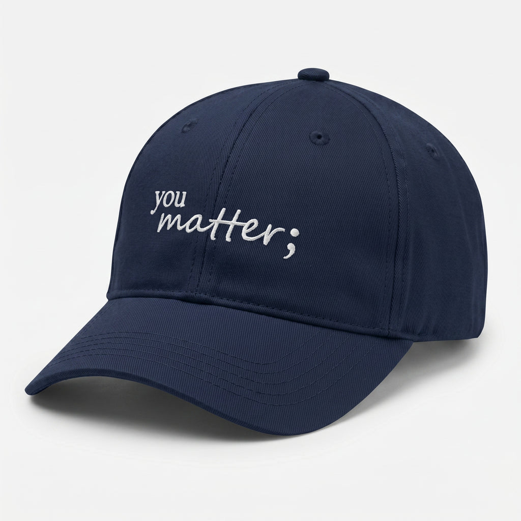 NAVY BLUE COTTON CAP
