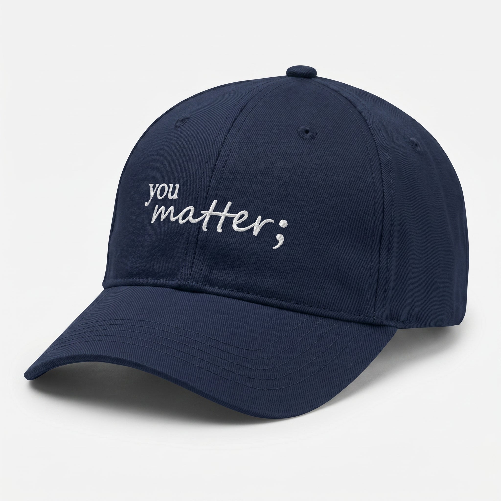 NAVY BLUE COTTON CAP