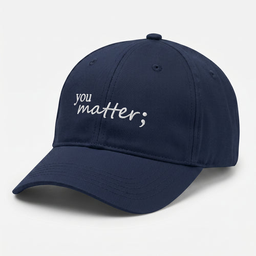 NAVY BLUE COTTON CAP