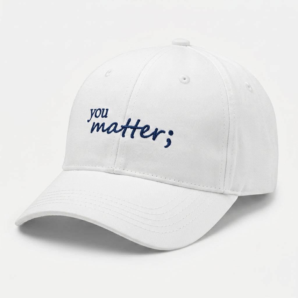 WHITE COTTON CAP