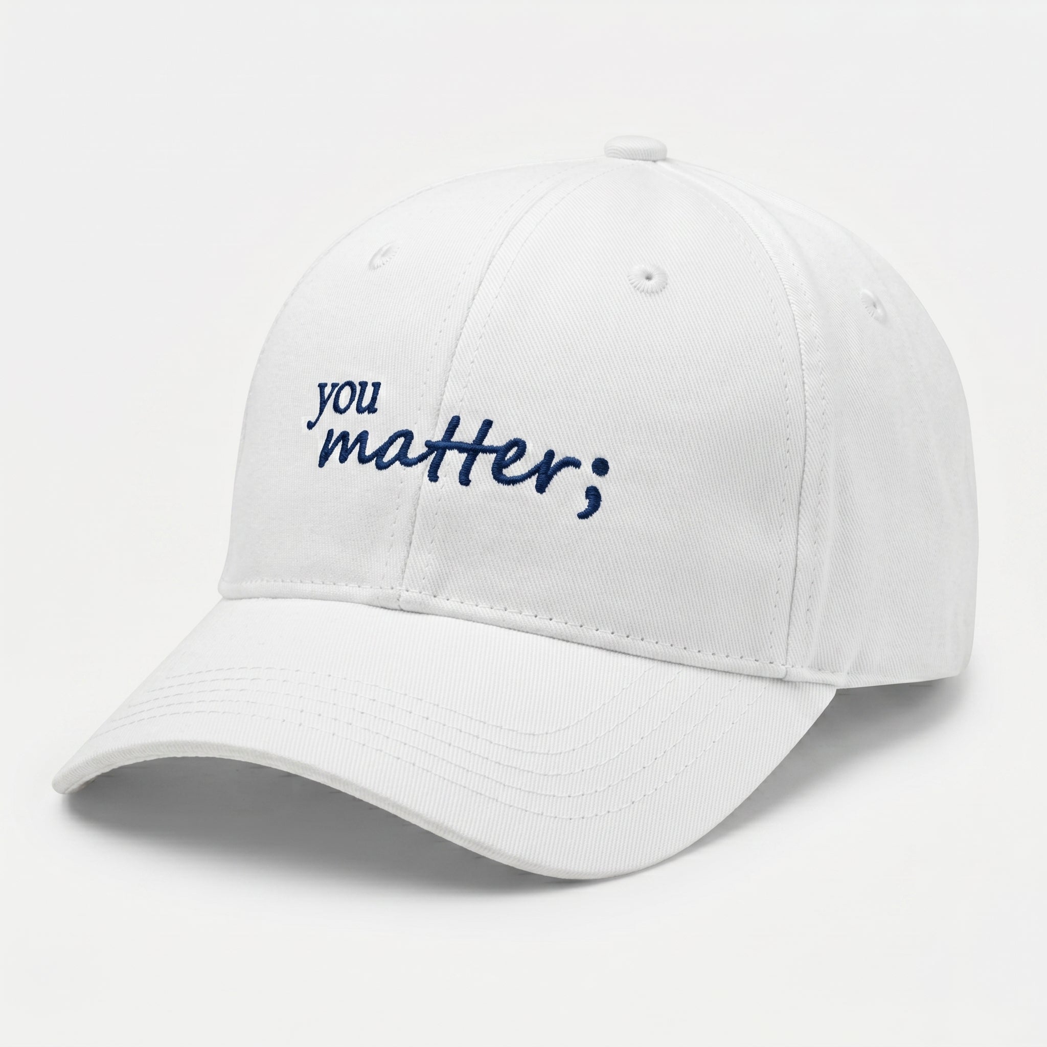 WHITE COTTON CAP