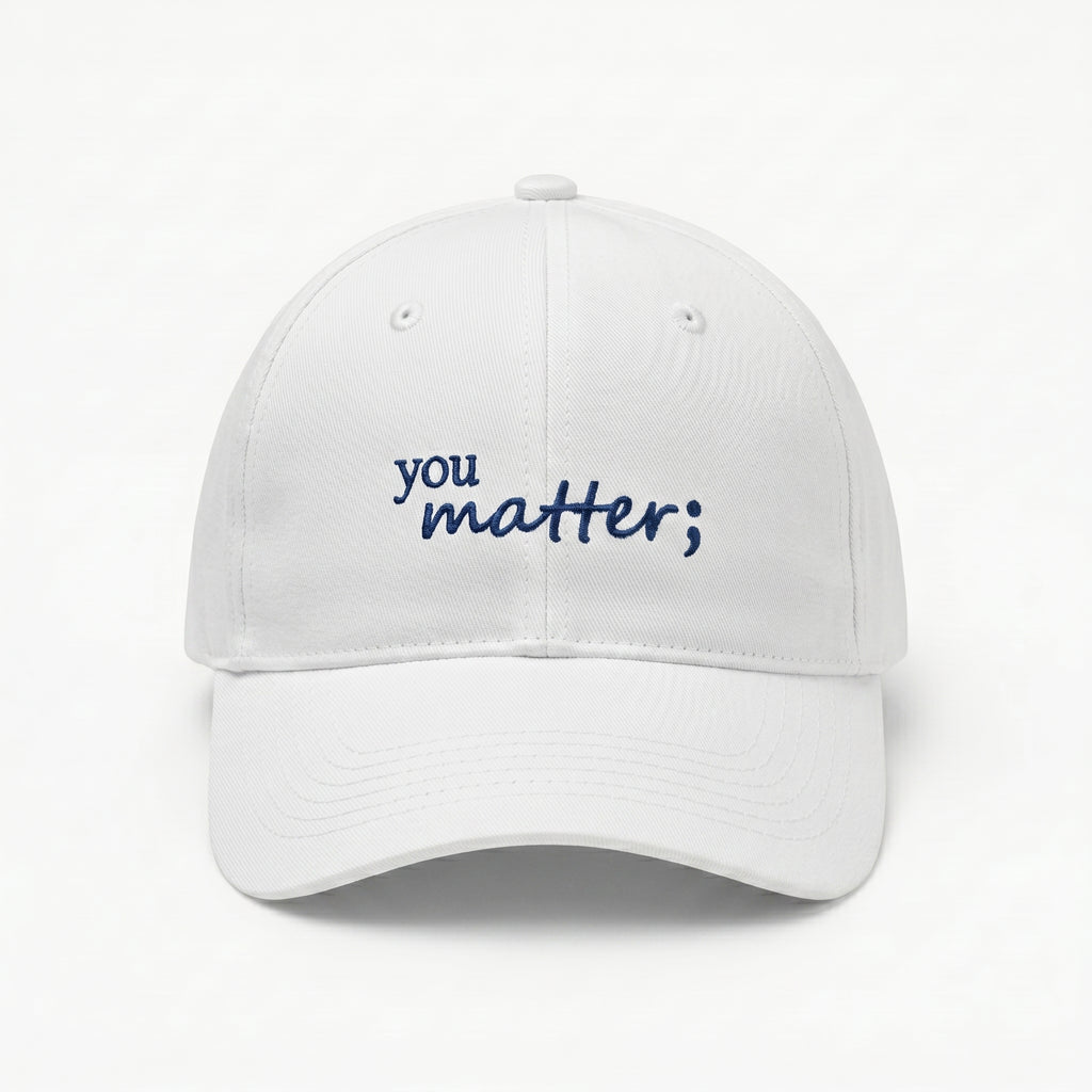 WHITE COTTON CAP