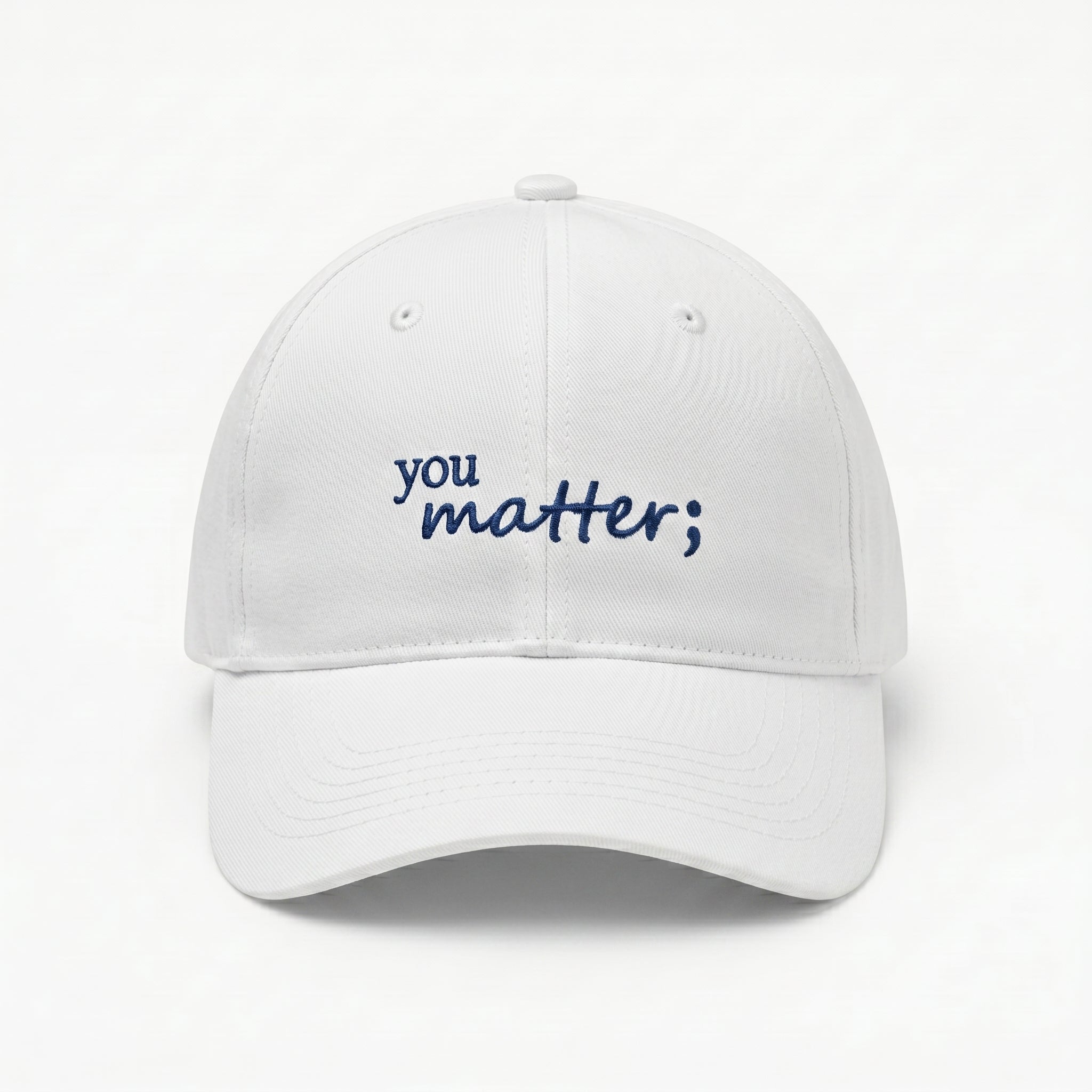 WHITE COTTON CAP