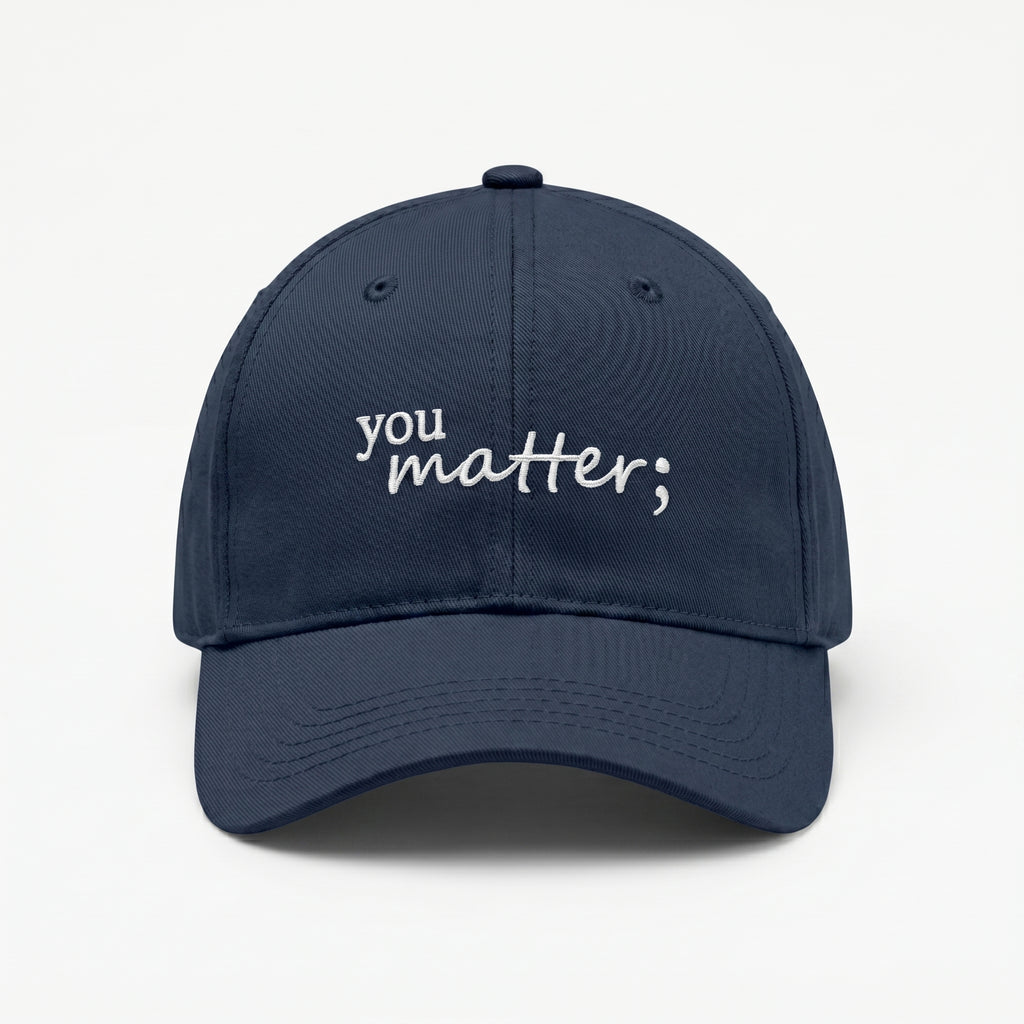 NAVY BLUE COTTON CAP
