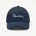 NAVY BLUE COTTON CAP