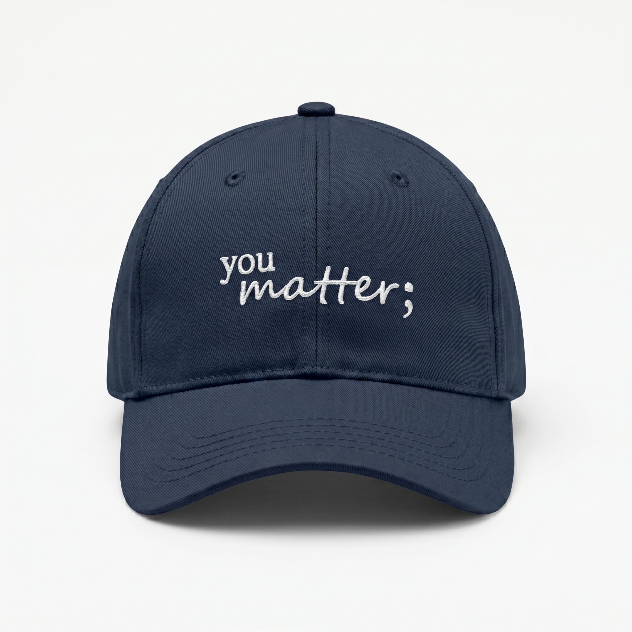 NAVY BLUE COTTON CAP